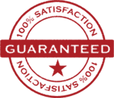 100% satisfaction stamp